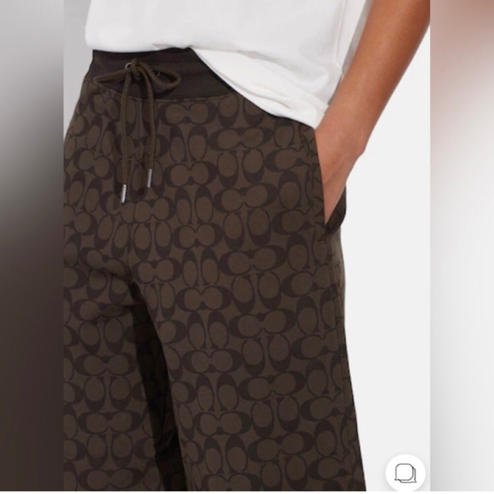 😎COACH Signature Joggers women Size Medium